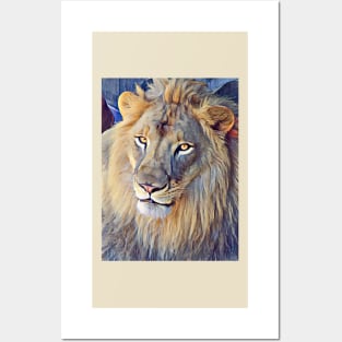 African Lion Posters and Art